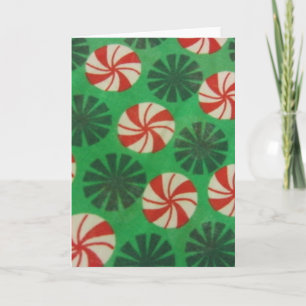 Cartão De Festividades Peppermint Swirl Candy