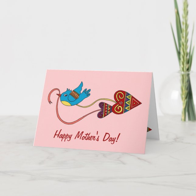 Cartão De Festividades Pequena Arte Folclórica Ucraniana (Frente)