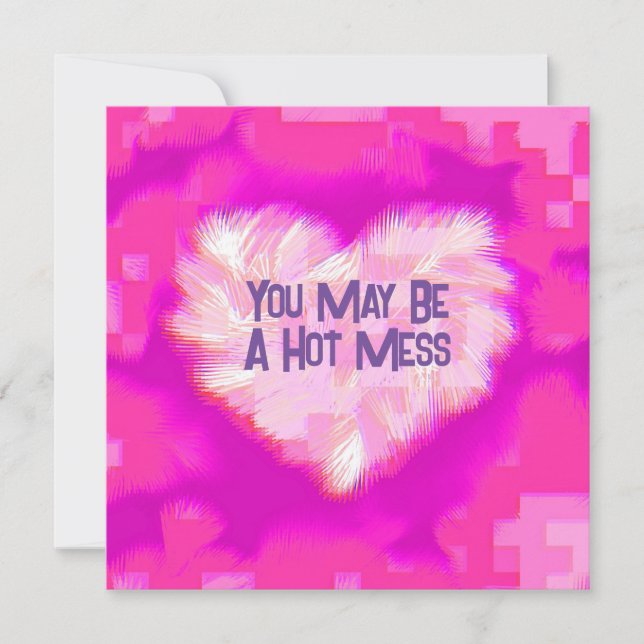 Cartão De Festividades Pequenas Câmaras do Coração (Frente)