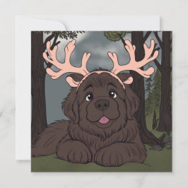 Cartão De Festividades Pequeno ajudante do Papai Noel