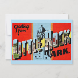 Cartão De Festividades Pequeno Rock, ArcArkansas Moving Announement