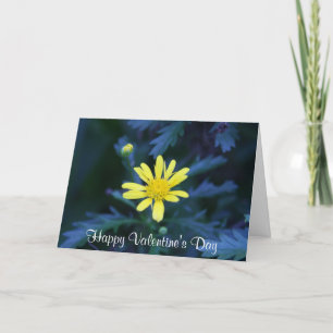 Cartão De Festividades pequenos dias de os namorados amarelos