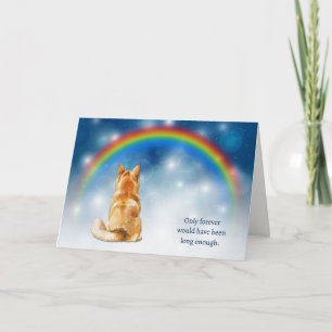Cartão De Festividades Perda de Luzes Noturnas de Cachorro Shiba Inu Simp