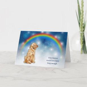 Cartão De Festividades Perda de Luzes Noturnas do Cão Cocker Spaniel Simp