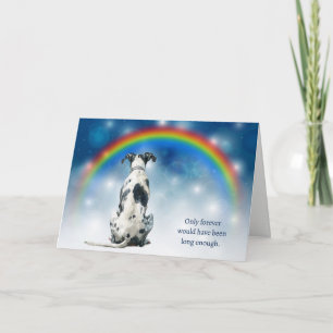 Cartão De Festividades Perda de Luzes Noturnas do Cão Great Dane de Condo