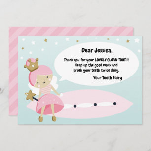 Cartão De Festividades Perdeu a primeira placa do dente. Nota de Visita d