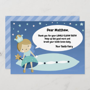 Cartão De Festividades Perdeu a primeira placa do dente. Nota de Visita d