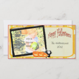 Cartão De Festividades Perfeito para mostrar sua fantasia de Halloween -