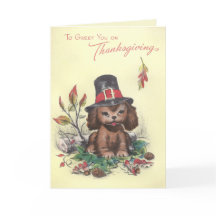 Pergrim Puppy Ação de Graças