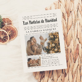Cartão De Festividades Periódico Navideño | Resumen del Año con 7 Fotos