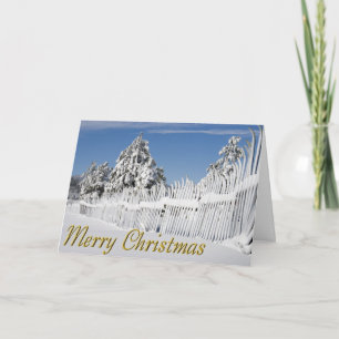 Cartão De Festividades Personalização de Foto de Esgrima de Vintagem co