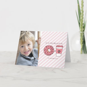 Cartão De Festividades Personalizado Bonito Adoramos Rosquinhas E Namorad