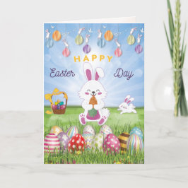 Cartão De Festividades Personalizado, Para Meu Amigo No Feriado De Páscoa