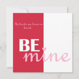 Cartão De Festividades Personalizado Seja Minha Proposta de Amor Coração