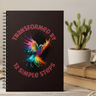 Cartão De Festividades Personalizar etapa transformada por 12 etapas simp