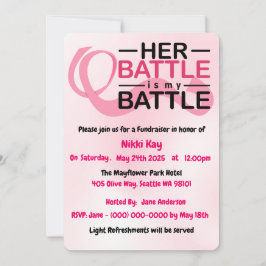 Cartão De Festividades Personalizar Fita Rosa do Grupo do apoio ao cancer