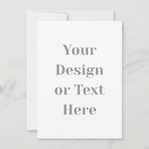 Cartão De Festividades Personalizável Seu Design ou Texto Aqui Personaliz