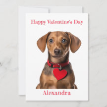Personalize o Namorados do Colar Cardíaco de Puppy