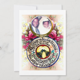 Cartão De Festividades Personalized Hand carved Gourd Wedding Gift Card