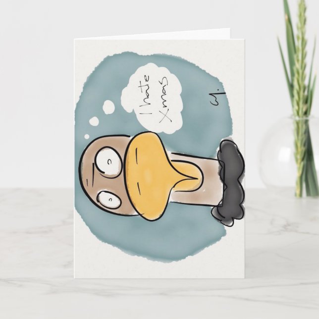 Cartão De Festividades peru do Natal (Frente)