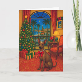 Cartão De Festividades Peruvian Inca Orchid Holiday Card