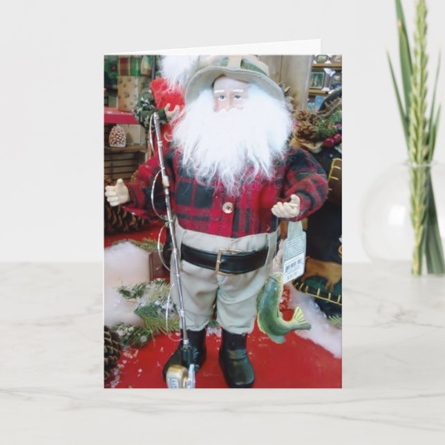 CARTÃO DE FESTIVIDADES PESCADO FAVORITO NO NATAL (Frente)