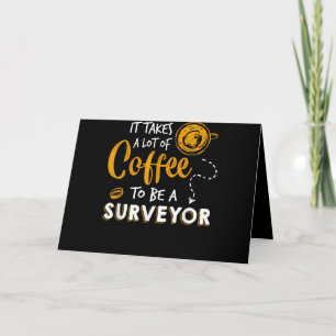 Cartão De Festividades Pesquisa Engraçada de Lover no Café ou Construç
