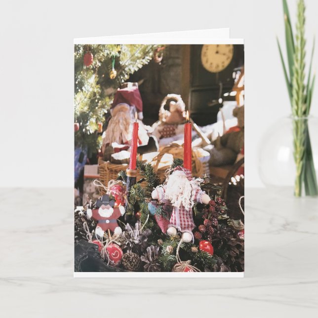 CARTÃO DE FESTIVIDADES PESSOAS ESPECIAIS DE TEMPO DO NATAL (Frente)