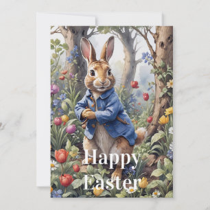 Cartão De Festividades Peter, o Felz pascoa do Coelho Páscoa