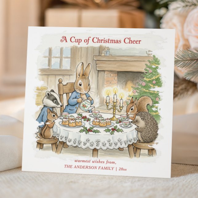 Cartão De Festividades Peter Rabbit Magical Christmas (Criador carregado)