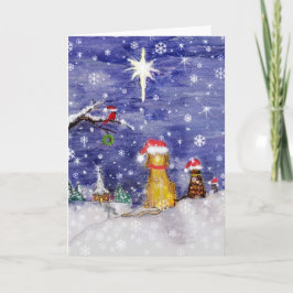 CARTÃO DE FESTIVIDADES PETS DE NATAL