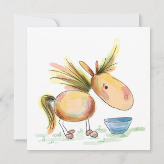 Cartão De Festividades Pferdekarte, Geburtstagskarte für Pferdeliebhaber