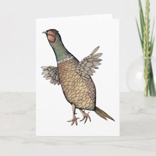 Cartão De Festividades Pheasant