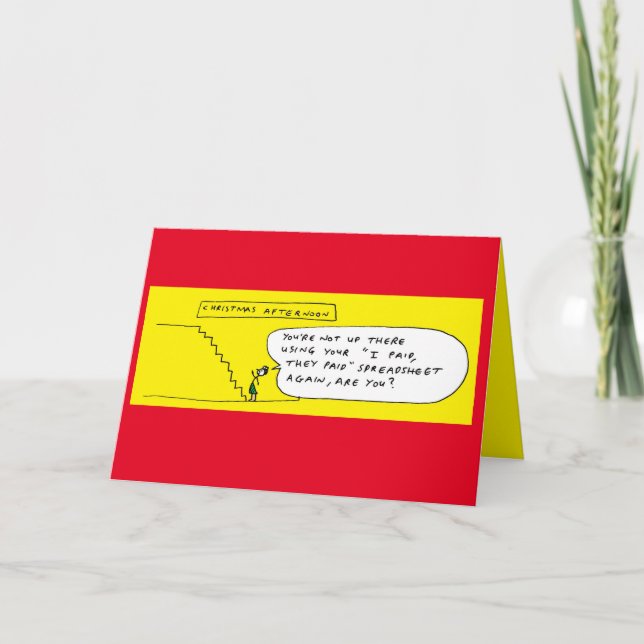 Cartão De Festividades Piada de Cartografia Engraçada de Computador de Na (Frente)