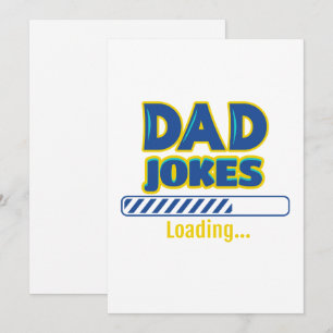 Cartão De Festividades Piadas de Pai Carregando