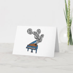 Cartão De Festividades Piano Keys Art Gift - Piano Keyboard Keys