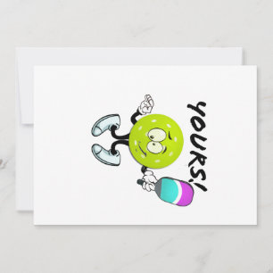 Cartão De Festividades Pickleball: seu