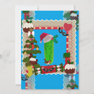 Cartão De Festividades picles de natal feio