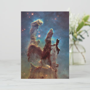 Cartão De Festividades Pilares da Criação, Nebulosa da Águia Hubble Espac