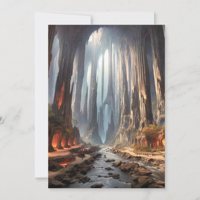 Cartão De Festividades Pilares e Pessoas (Frente)