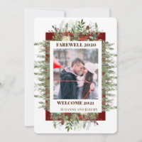 Pine de fotos de Farewell 2020 Bem-vindo 2021