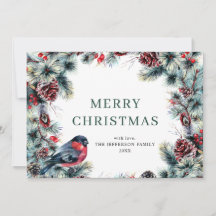 Pine de Natal Cones Wreath Saudação Russa