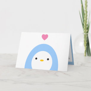 Cartão De Festividades Pinguim Love - Word Search
