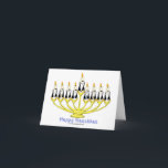 Cartão De Festividades Pinguins de Hanukkah<br><div class="desc">Quem disse pinguins possuídos Natal? Surpreenda seus amigos e família este ano com estes adoràvel pinguins do divertimento! Cada um tem seu próprio presente com eles para cada noite!</div>