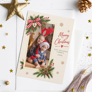 Cartão De Festividades Pinho Ramos Quadro Natal Férias