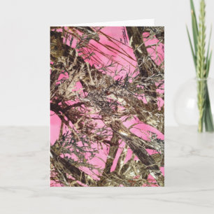 Cartão De Festividades Pink Camo - Camouflage Gifts -