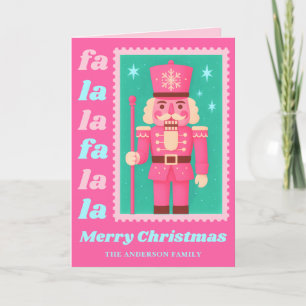 Cartão De Festividades Pink Fa La Nutcracker - Cartaz de Natal