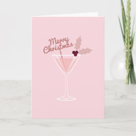 Cartão De Festividades Pink Martini Natal