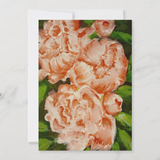 Cartão De Festividades Pink Peoney