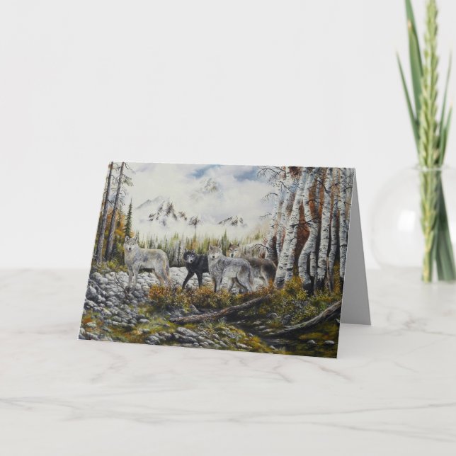 Cartão De Festividades Pintura de Brothers~Oil por David Paul (Frente)